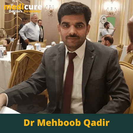 Dr Mehboob Qadir is a Best physician in multan and has a number of certifications including MBBS And F.C.P.S practice at Ali medical complex Multan.