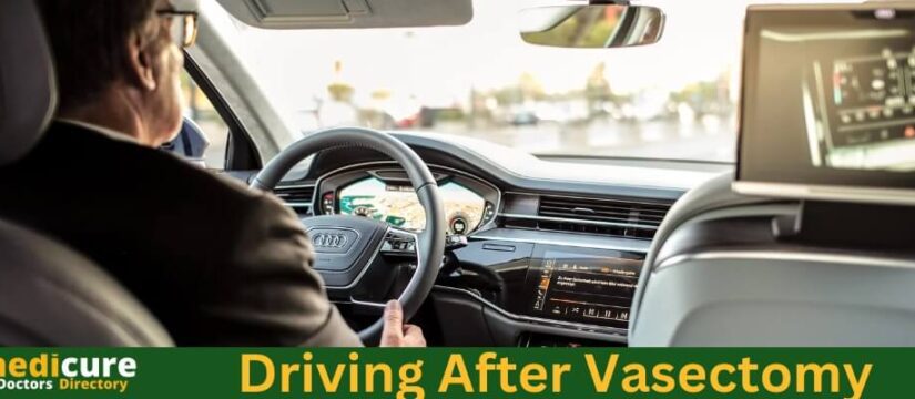 How Long After a Vasectomy can i drive a car ?